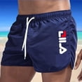 thumbnail image 3 of New Summer Men's Swimwear Breathable Board Shorts Male Surfing Swimsuit Fitness Training Shorts Casual Printed Beach Short Pants, 3 of 5