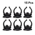 thumbnail image 2 of Miangastore 15pcs Aquarium Sucker Simple Practical Fish Tank Heating Rod Suction Cup for Home Store (Black), 2 of 8