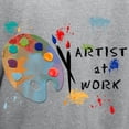thumbnail image 3 of CafePress - Artist At Work Hooded Sweatshirt - Pullover Hoodie, Hooded Sweatshirt, 3 of 4
