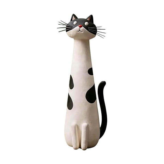 Quirky Handcrafted Cat Vase Boho Home Decor Unique Gift for Cat Lovers