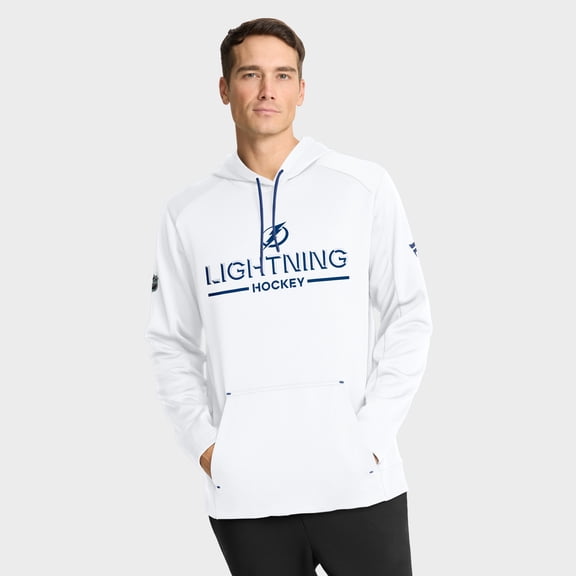 Men's Fanatics White Tampa Bay Lightning Authentic Pro Rink Hoodie