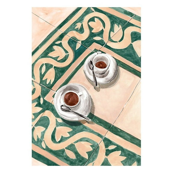 Laura Page - Italian Coffee Print Wall Art, Modern Wall Decor For Living Room Bedroom, 8x12 UNFRAMED