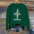 thumbnail image 6 of Lorytime Christmas Womens Crewneck Sweatshirt Fall Printrd Print Shirt Long Sleeve Pullover Loose Tops for Holiday, 6 of 6