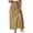 Khaki, variant on Flowy Skirts for Women Floral Print Side Split High Waist A Line Midi Skirt with Flowy Georgette
