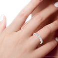 thumbnail image 2 of Pompeii 1/4ct Diamond Wedding Ring 14K White Gold (G/H,I2-I3), 2 of 6
