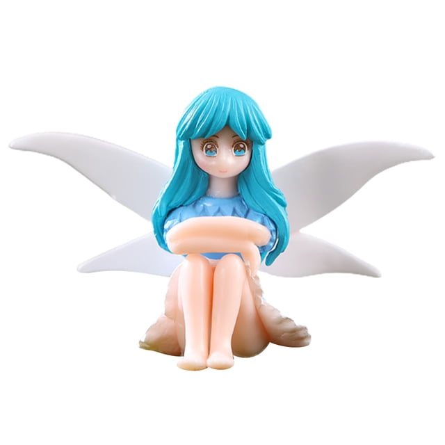Trayknick Childlike Fairy Statue Handmade Delicate Creative Sweet Add Romantic Fairy Girl Figurine Home Decor