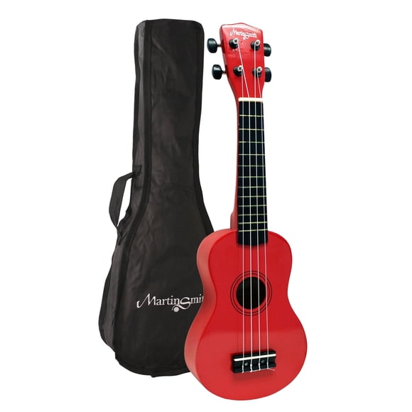 Martin Smith UK-222-RD Ukulele, Red