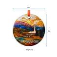 thumbnail image 5 of Yellowstone Christmas Ornament, Ceramic/Acrylic - Yellowstone Travel Souvenir, Tree Hanging Ornament, Travel Memento 2025, Gift for Travel Lovers, 2025 Collector’s Piece, 5 of 5