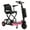 Pink, variant on Super Light Flight Mobility Scooter 36 lbs Foldable, 20 Miles Long Travel Range with 2 Lithium Batteries, 4 Mph Top Speed, Airline Approved, 310 lbs Capacity