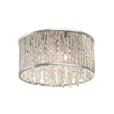 Home Decorators Collection 3 Light Polished Chrome And Crystal