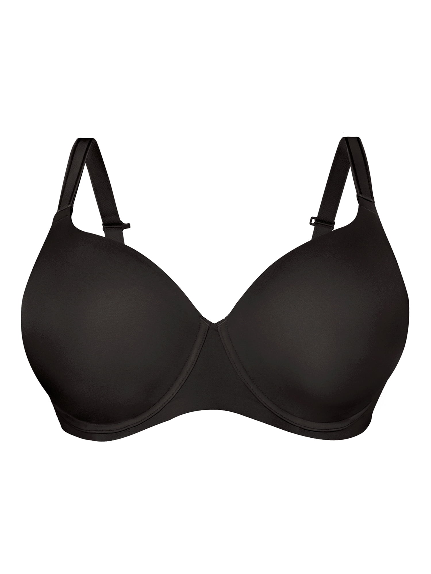 2 PACK: NWT Lucky Brand Women's All Day Comfort T-Shirt Bra In Black Size  42 D
