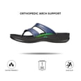 thumbnail image 5 of AEROTHOTIC Arch Supportive Strappy Orthotic Comfortable Flip Flops Cushion Soft Toe Post Non-Slip Summer Casual Travel Walking Thong Sandals Women Beach Essentials, 5 of 6