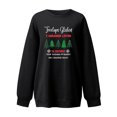 thumbnail image 2 of Gibobby Sudadera mujer Sudadera de forro polar de gran tamaño con cuello redondo y manga larga con hombros caídos(Negro,CH), 2 of 3