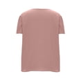 thumbnail image 6 of Mittory Womens Dressy Casual Blouses Asymmetrical V Neck Business Work Tops Ruffle Sleeve Summer Shirts, 6 of 7