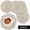 Beige-2, variant on LQCrafK Placemats for Dining Table Set of 6 - Round 15 inch Woven Heat Resistant Non-Slip Kitchen Table Mats, Black