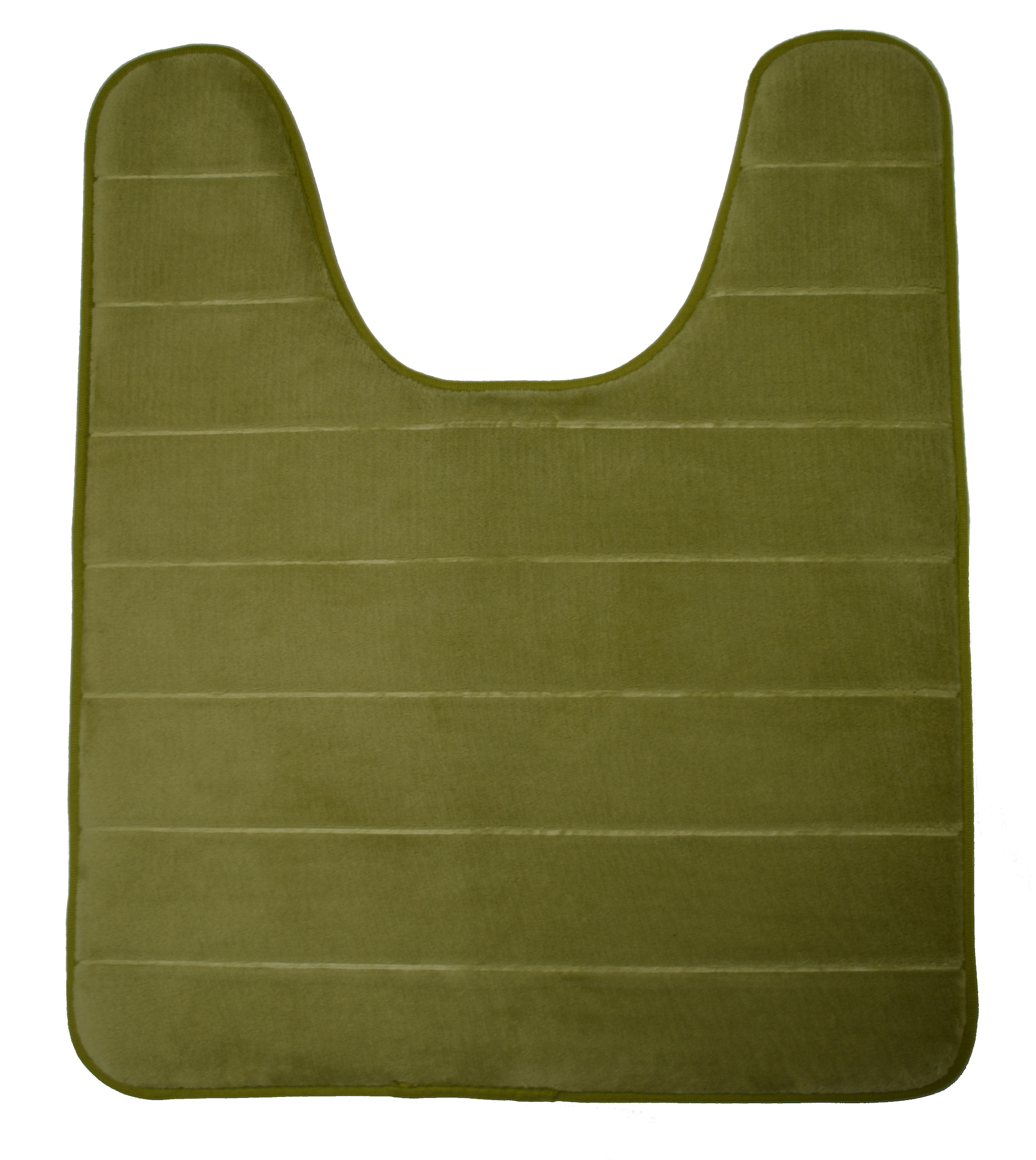 Sage Memory Foam Toilet Bathroom Mat, Soft and Comfortable UShaped