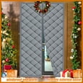 thumbnail image 7 of Winter Magnetic Thermal Insulated Door Curtain Fits Door Size 32" X 84" Insulation Cover Blanket Insulation Cloth Thicken Cotton as Privacy Temporary to Soundproof, 7 of 7