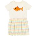 thumbnail image 3 of Inktastic Pet Goldfish Girls Toddler Dress, 3 of 5