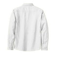 thumbnail image 6 of Port Authority Ladies Long Sleeve Easy Care Shirt-6XL (White/ Light Stone), 6 of 6