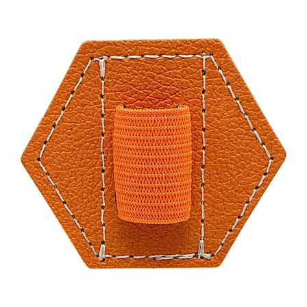 COOLHOOD Leather Pen Clip Holder for Hardcover Notebook Adhesive Pencil Holder Elastic Pen Slot Pen Holder for Journal Tablet