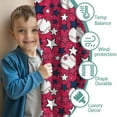 thumbnail image 3 of Blackout Kids Curtains,Red Baseballs and Stars Pattern Childrens Insulated Curtains Set Of 2,Bedroom Essentials,Toddler Room Decor 42"x63", 3 of 5