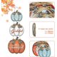 thumbnail image 3 of 3 piezas de letreros decorativos de pared con forma de calabaza, letrero rústico de bienvenida para puerta colgante para cosecha de otoño, Acción de Gracias, Halloween, decoración de pared para puert, 3 of 5