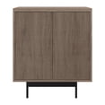 thumbnail image 6 of Evelyn&Zoe Modern/Contemporary 28" Wide Antiqued Gray Oak Accent Cabinet, 6 of 7