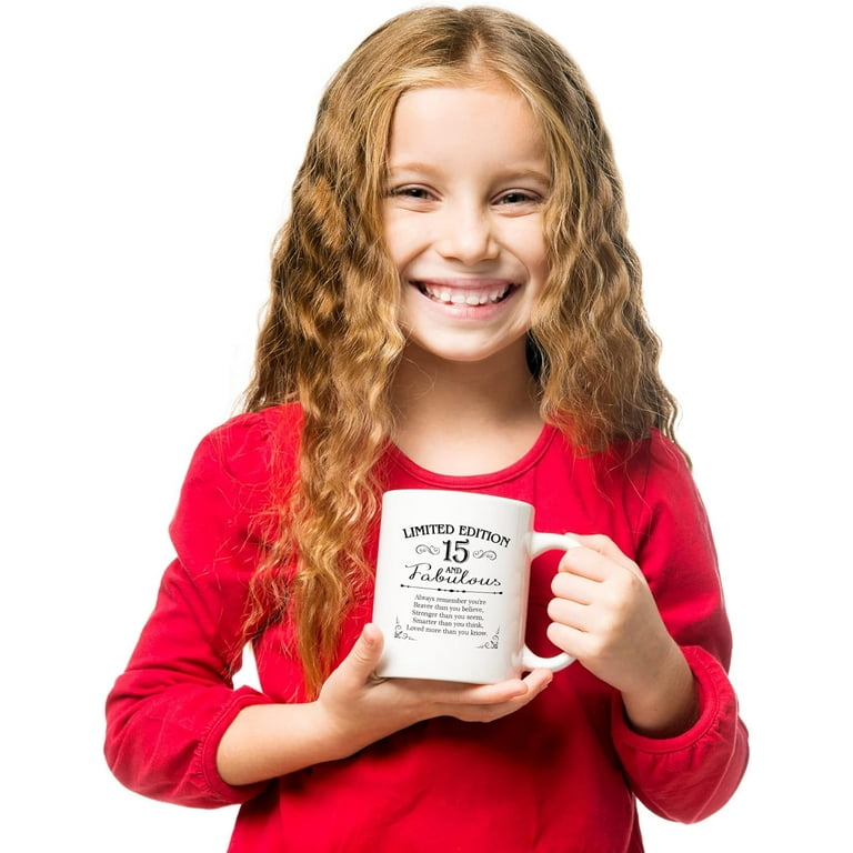 15th Birthday Gifts for Boys Girls 11 oz Coffee Mug 15 Year