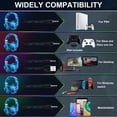 thumbnail image 5 of EEEkit Stereo Gaming Headset Fit for PS4/PS5/PC/Xbox One/Nintendo, Noise Cancelling Wired Over-Ear Headphones with Mic, Bass Surround, 5 of 9