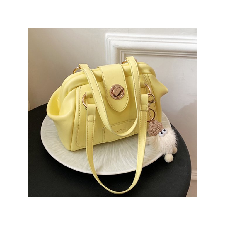 Christian Dior Yellow Shoulder Bags