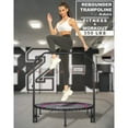 thumbnail image 2 of Darchen 450 lbs Mini Trampoline for Adults, Indoor Small Rebounder Exercise Trampoline for Workout Fitness for Quiet and Safely Cushioned Bounce, [40 Inch], 2 of 8