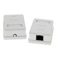 thumbnail image 4 of 2x Conector Ethernet de Red de Montaje en Pared en Superficie 1 Puerto 8P8C, 4 of 9