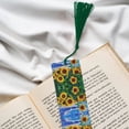 thumbnail image 6 of Kdxio Landscape With Sunflowers Print Metal Tassel Bookmarks,Perfect Gift for Art Lovers and Bookworms Metal Bookmarks for Women, 6 of 8