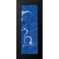 thumbnail image 2 of Green, Nancy 11x24 Black Modern Framed Museum Art Print Titled - Blue Marble Panel Trio III, 2 of 5