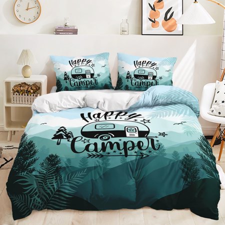Hosima 3 Piece 3D Digital Printed Duvet Cover Full Size Bedroom Decorative Bedding Set,DEC47-King