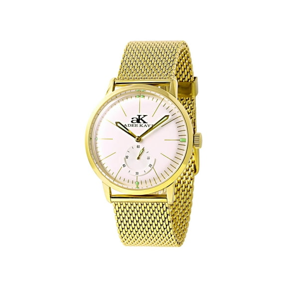 Men's Adore Gold-Tone Stainless Steel Watch Japan Movement - AK9044-MG