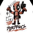 thumbnail image 2 of Men's Marvel Deadpool Number 1 Dad Drawing Baseball Graphic T-Shirt, 2 of 4