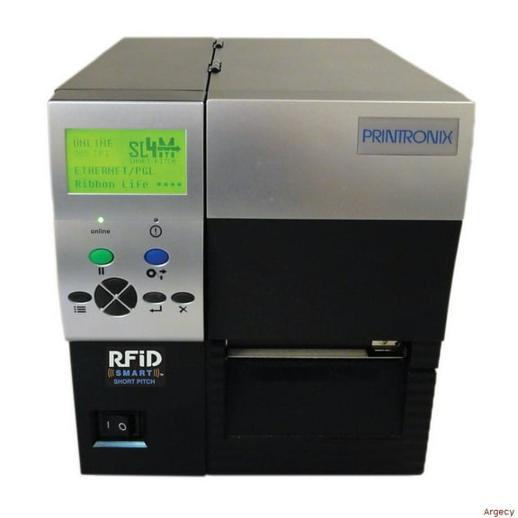 Restored Printronix SL/T4M Industrial Thermal Transfer Label Printer (199688-001)  203 dpi, High-Volume Barcode Printing, Parallel/Serial/USB Connectivity (Refurbished)