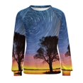 thumbnail image 7 of Galaxy Star Outer Space Mom Sweatshirt For Women Long Sleeve Pullover, 7 of 7