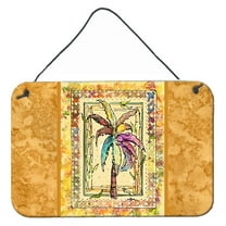 Carolines Treasures 8614DS812 Palm Tree Wall or Door Hanging Prints 8HX12W multicolor