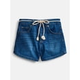 thumbnail image 5 of Weekend Academy Girls Denim Shorts with Tie Cord, Sizes 4-18, 5 of 5