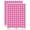 Hot Pink, variant on Pistachio Nut Drawing 200+ Round Stickers - Light Green - Gloss Finish - 0.50" Size