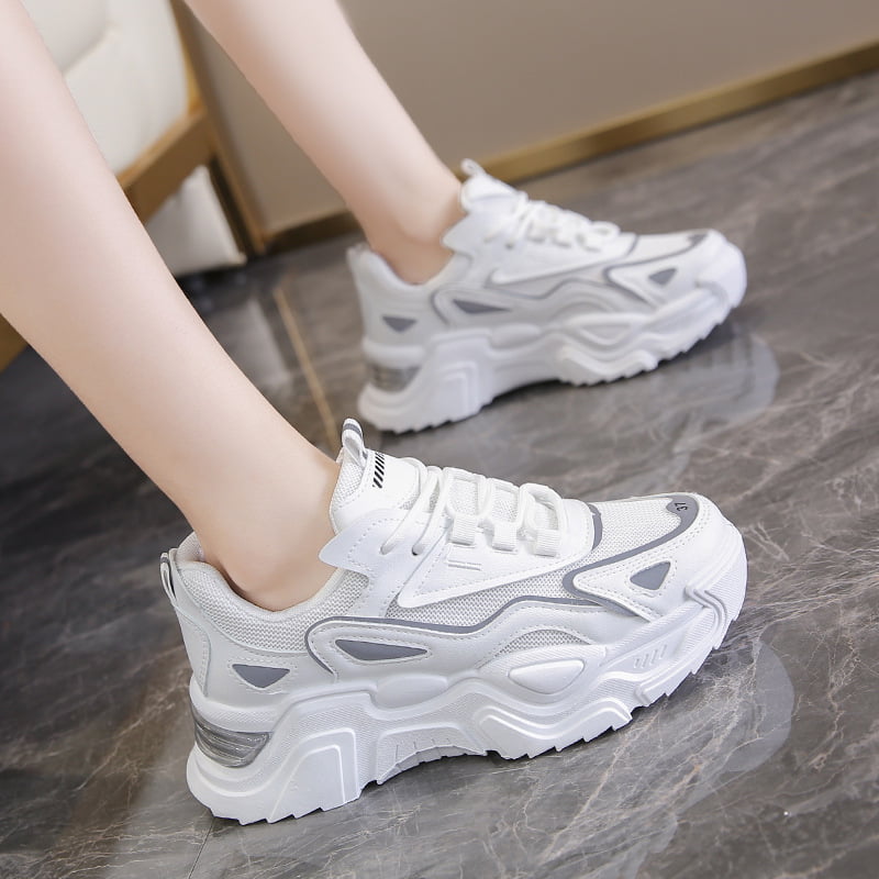 Y2K Women Korean Fashion Casual Kawaii Sports Sneakers Athletic Loafers  Cute Platform Tennis Shoe Chunky Sneaker Flat Women Shoes – the best  products in the Joom Geek online store