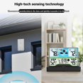 thumbnail image 5 of Digital Weather Station Wireless RF Sensing Indoor Thermometer Hygrometer Weather Thermometer Household Weather Clock, 5 of 5
