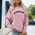 thumbnail image 2 of Arlun Women's Letter Printed Sweatshirts Dachshund Mom Crewneck Loose Fit Pullovers for Dog Lover Long Sleeve Drop Shoulder Soft Comfortable Street Style Tops Pink XL, 2 of 4