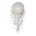 thumbnail image 1 of Campanas de viento de plumas beige decorativas vintage hermosas y robustas campanillas de viento hechas a mano para balcón, 1 of 8