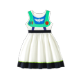 thumbnail image 3 of Disney New Girls Lindo Vestido de Princesa Sirena Rapunzel Bella Sin Mangas Estampado Colorido Lazo Disfraces Niños Vestidos de Algodón, 3 of 5