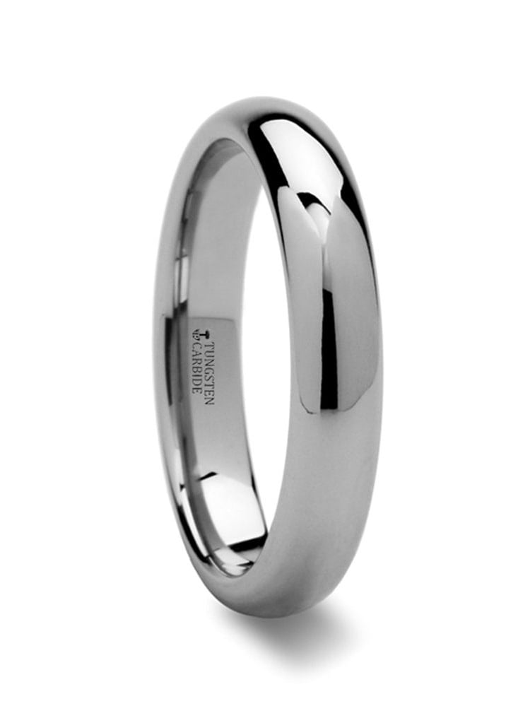 2mm Classic High Polished Tungsten Carbide Ring Half Round Comfor Fit Wedding Band