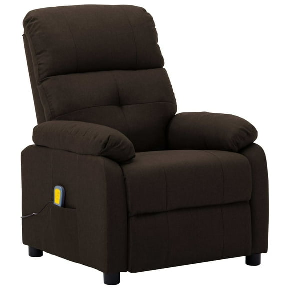 vidaXL Massage Chair Leisure Adjustable Chair for Home Theater Cinema Fabric