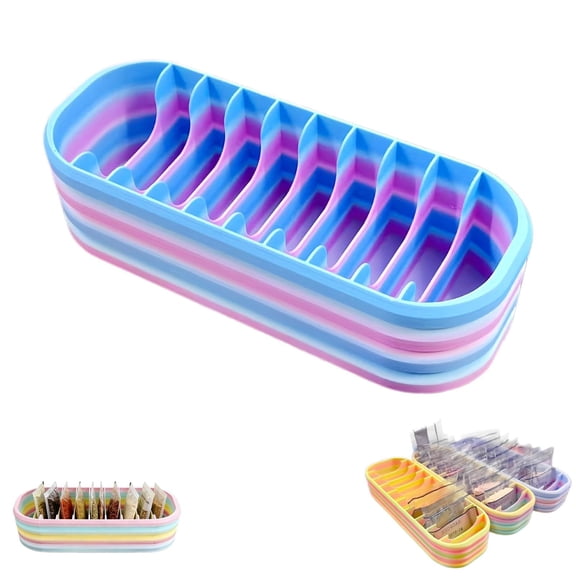 Diamond Art Storage Case with 10 Compartments, Portable Organizer for Diamond Painting Tools, Art Accessories, and DIY Parts